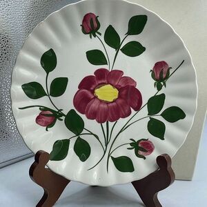 Blue Ridge Southern Potteries “Red Nocturne” dinner 9” plate.